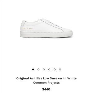 ORIGINAL ACHILLES SNEAKER WHITE COMMON PROJECT